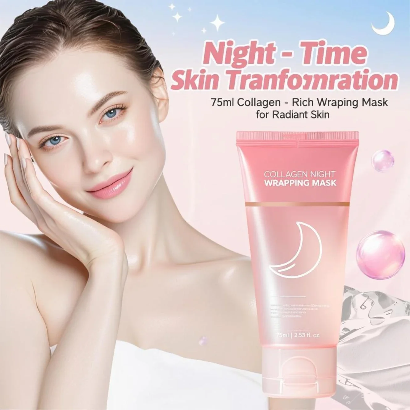 Sleeping Pack Overnight - Mascarilla Nocturna de Colágeno 75ml -