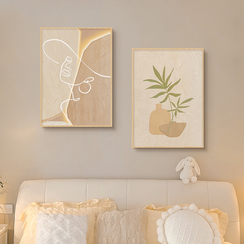 Pintura en lienzo de arte line - Korean Arts And Lifestyle reseña y precio