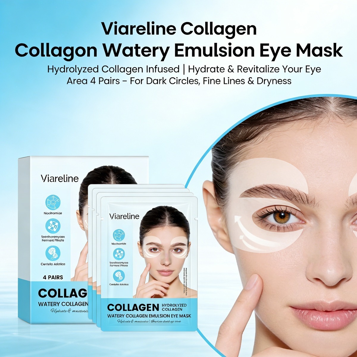 Parches de Colágeno para Ojos, - Sheet Mask Collagen reseña y precio