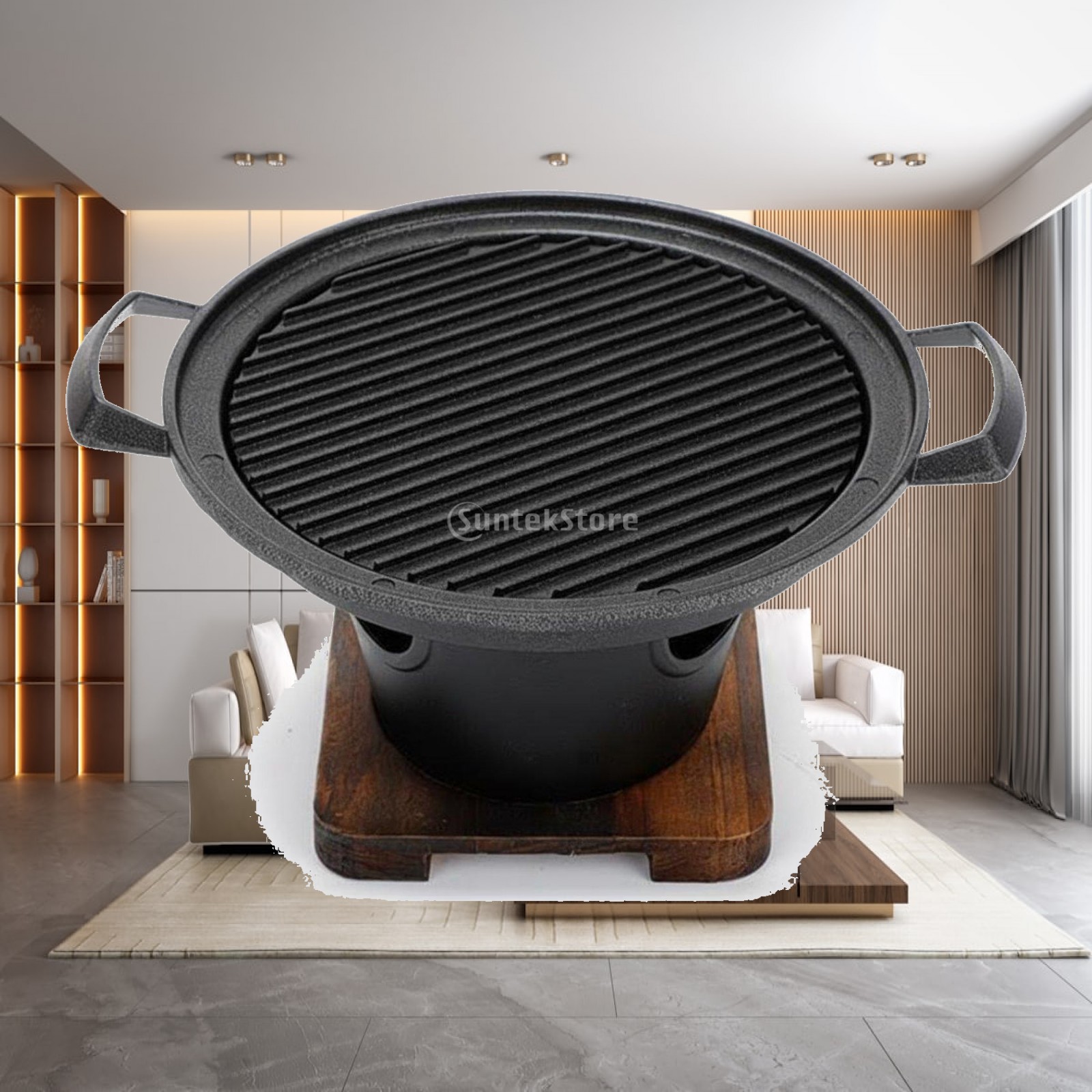 Parrilla Eléctrica Portátil pa - Korean Bbq Grill reseña y precio